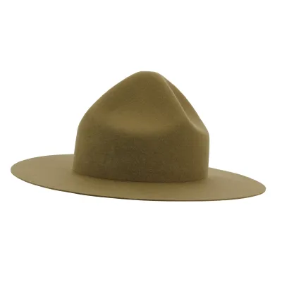 Chapeau Scout Classique Feutre Laine Olive - Traclet Reference : 7481 | Chapellerie Traclet