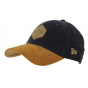 Navy & Camel Buffalo Fitted Baseball Cap - New Era