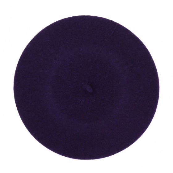 Purple beret