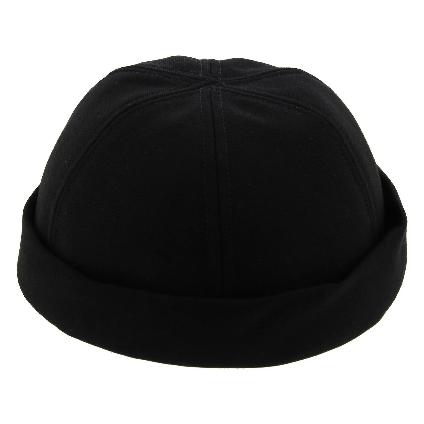 Black Cotton Cooper Summer Docker Beanie Reference: 899 | Traclet Hat Shop