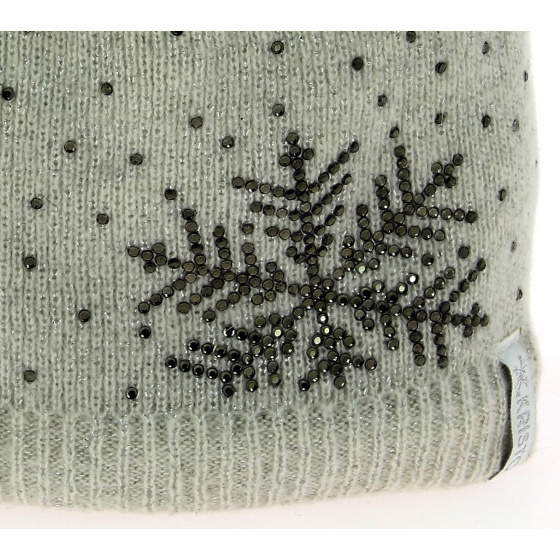 Lara Lurex Kristo Beanie Off-white