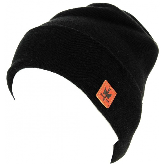 Dulce Black Cuffed Beanie - Pipolaki