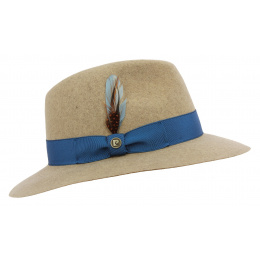 Felt Traveller Hat Summer Time Beige - Pierre Cardin