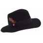 Destiny Black Wool felt floppy hat - Pierre Cardin