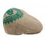 Beige Grappa Flat Cap Burlap - ReHats
