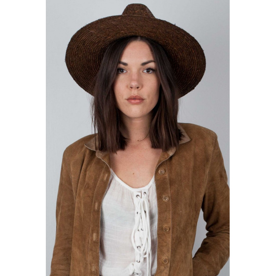 Chapeau Fédora Simpson Paille - BRIXTON Chapeau Fédora Simpson Paille - BRIXTON
