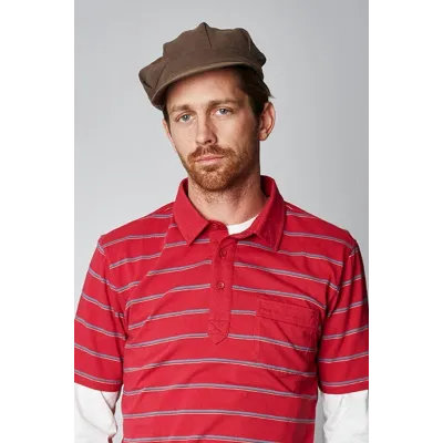 Murdoch Retro Cotton Cap Brown - Brixton Reference: 1598 | Traclet Hat Shop