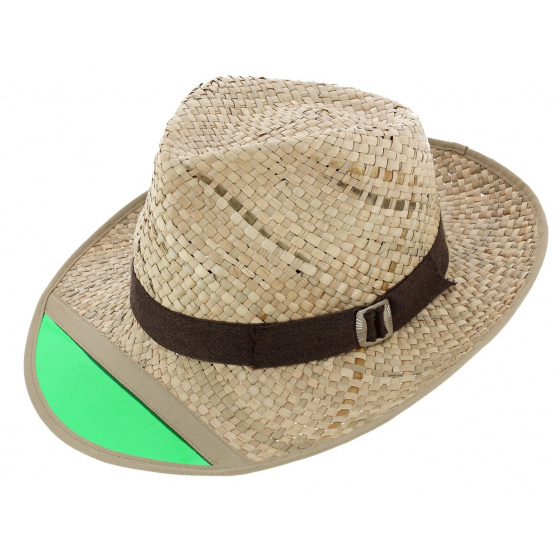 Hunter Fedora Hat Natural Straw - Brixton