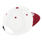 FLock Logo Cotton Red & White Snapback Cap - New Era