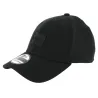Casquette Baseball Fitted Patched Tone Noir - New Era Reference : 2628 | Chapellerie Traclet