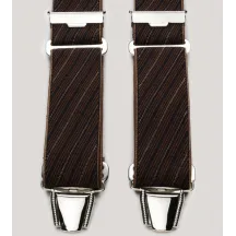 Fancy harness suspenders Brown Reference: 3626 | Chapellerie Traclet
