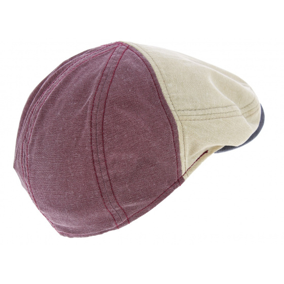 Atacama Two-tone Cotton Flat Cap - Stetson