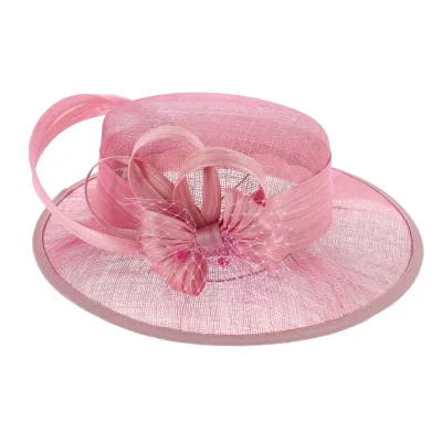 Pink Isabelle ceremony hat Reference: 71 | Traclet Hat Shop
