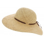 Margherita Natural Straw Summer Wide Brim Hat - Traclet
