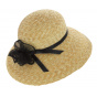 Marzial Summer Wide-Brimmed Hat Natural Straw - Traclet