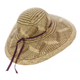 Capeline Summer Banderia Natural Straw Two-tone - Traclet