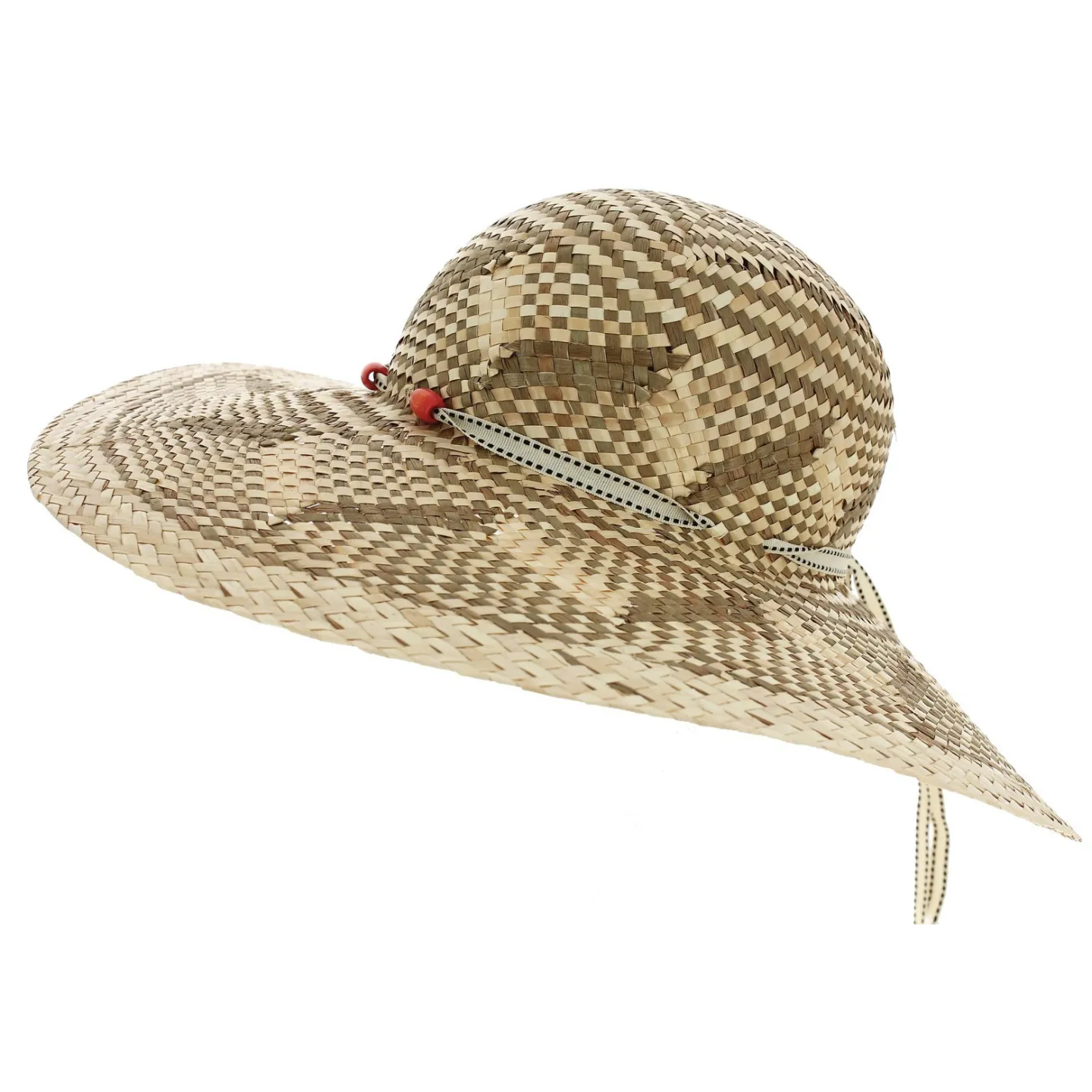 Banderia Summer Sun Hat Two-Tone Natural Straw - Traclet Reference: 4614 | Traclet Hatmakers