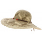 Banderia Summer Sun Hat Two-Tone Natural Straw - Traclet