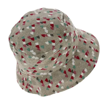 Telia Cotton Beige Rain Bucket Hat - Mtm Reference: 4101 | Traclet Hat Shop