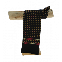 Black silk scarf for men - City Sport