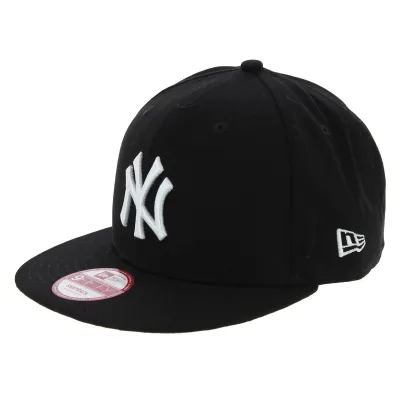 Casquette Snapback Yankees Of NY Coton Noir & Blanc - New Era Reference : 4659 | Chapellerie Traclet