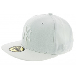 Fitted Cap Basics 59 Fifty Yankees NY White - New Era
