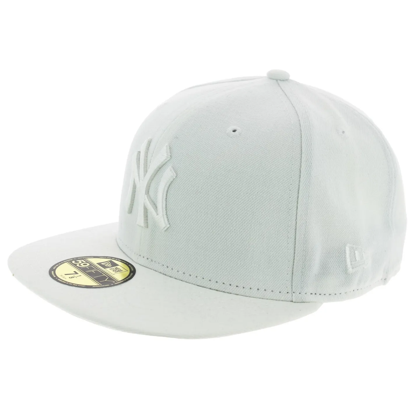 Casquette Fitted Basics 59 Fifty Yankees NY Blanc - New Era Reference : 6485 | Chapellerie Traclet