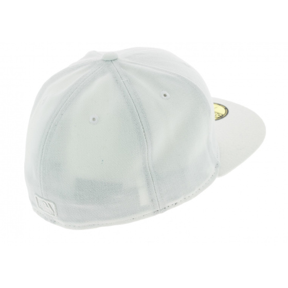 Casquette Fitted Basics 59 Fifty Yankees NY Blanc - New Era Casquette Fitted Basics 59 Fifty Yankees NY Blanc - New Era
