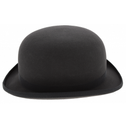 NewPort Melon Hat Felt Grey Hair - Wegener