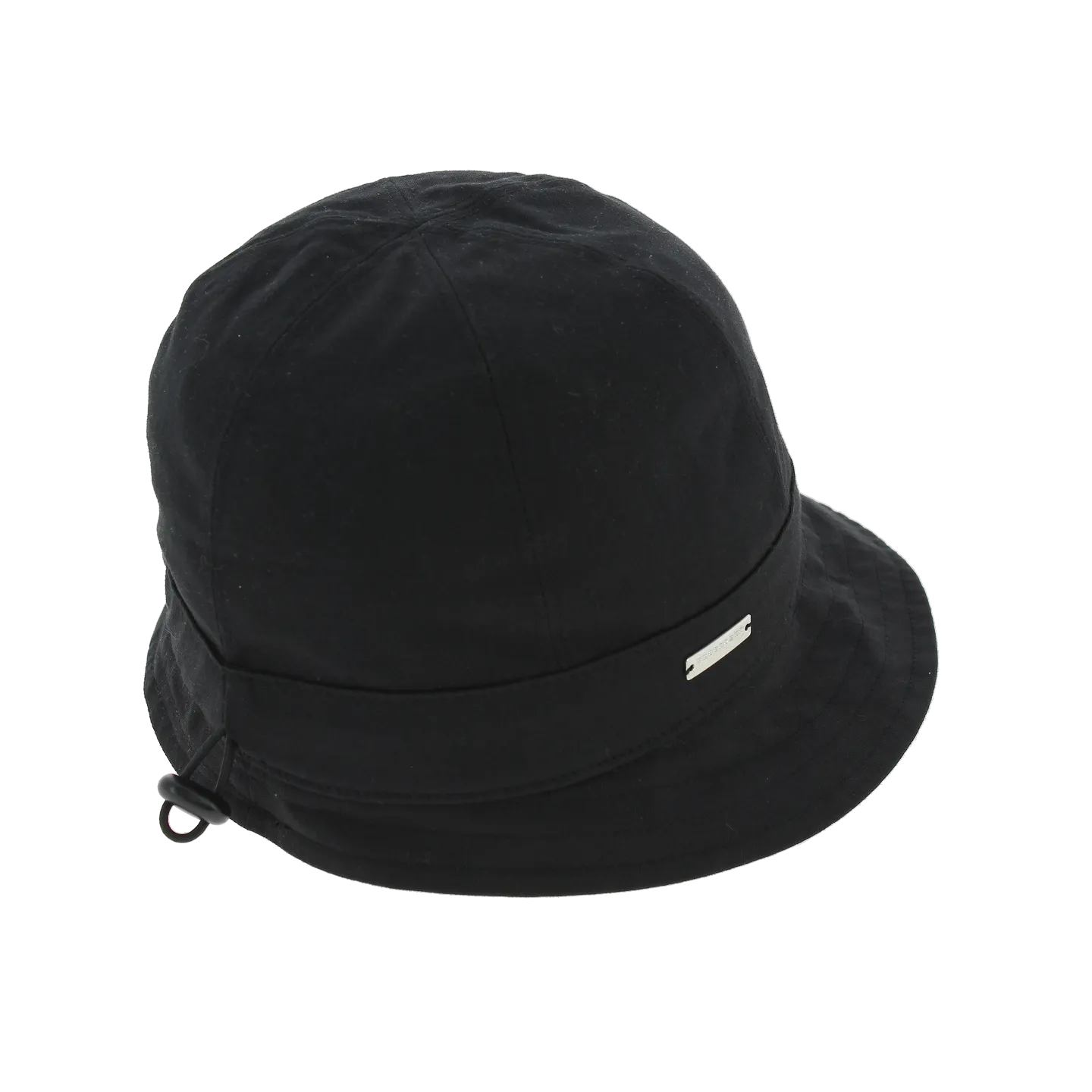 Casquette Visière Serena Coton Noir - Seeberger  Reference : 6320 | Chapellerie Traclet