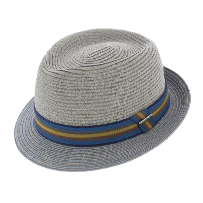 Chapeau Trilby Munster Toyo Gris - Stetson Reference : 6417 | Chapellerie Traclet