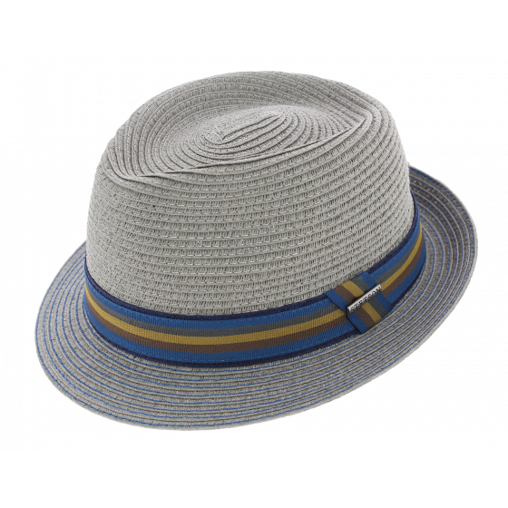 Stetson - Grey Munster Toyo Trilby Hat