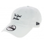 SunBleach Cotton White Strapback Cap - New Era