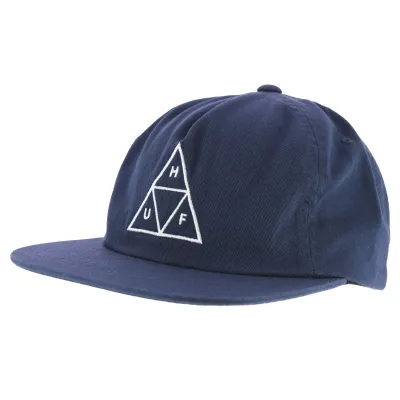 Snapback Triple Triangle Cotton Cap Blue - Huf Reference: 3440 | Traclet Hat Shop