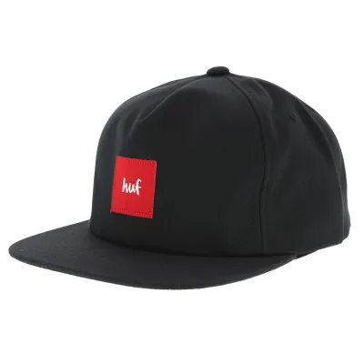 Casquette Snapback Huf Choc Box Coton Noir - Huf Reference : 6486 | Chapellerie Traclet