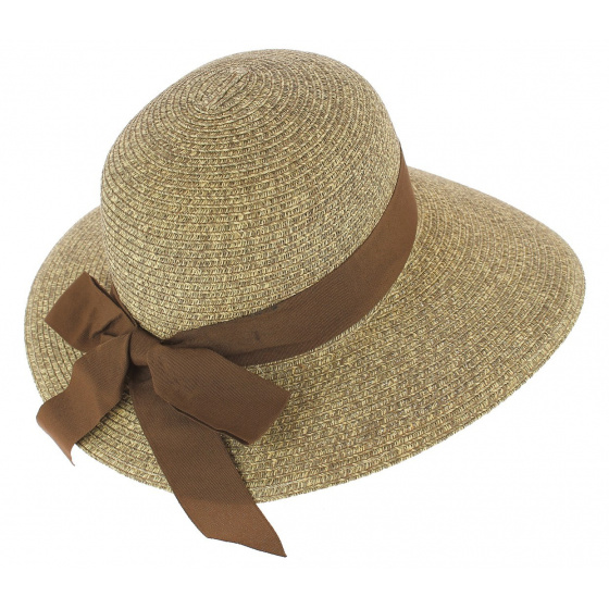 Capeline Été Valencia Paille Papier Marron - Marone