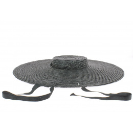 Children's black Provençal hat