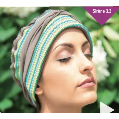 Fancy chemotherapy turban Reference: 2554 | Chapellerie Traclet