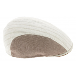 Casquette Bombée Berretto Lin & Soie Beige - Marone