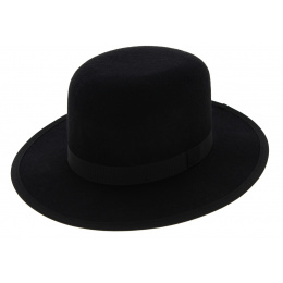 MiddleWest Wool Felt Hat Black - Traclet