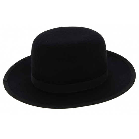 Chapeau MiddleWest Feutre Laine Noir - Traclet Chapeau MiddleWest Feutre Laine Noir - Traclet