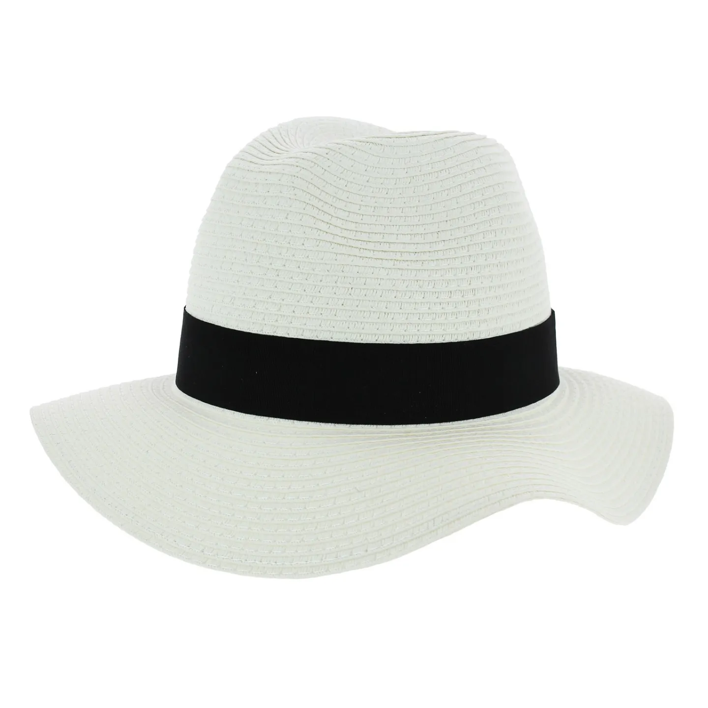 Chapeau Traveller Acapulco Paille Papier Blanc - Traclet Reference : 702 | Chapellerie Traclet