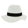 Chapeau Traveller Acapulco Paille Papier Blanc - Traclet Reference : 702 | Chapellerie Traclet