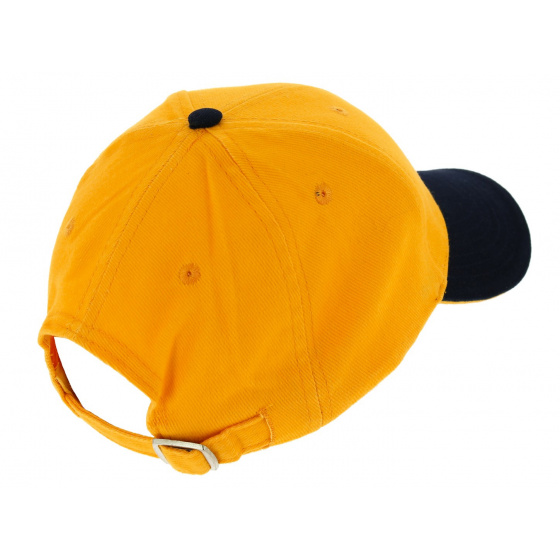 Casquette Strapback Liberty Sandiwch Jaune & Marine - Traclet Casquette Strapback Liberty Sandiwch Jaune & Marine - Traclet