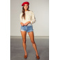Red Wool Audrey Beret - Brixton