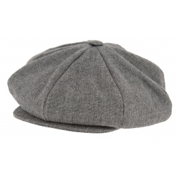 Irish Cap Kilkenny Virgin Wool Grey - Hanna Hats