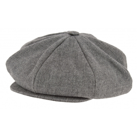 Irish Cap Kilkenny Virgin Wool Grey - Hanna Hats