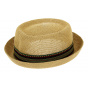PorkPie Don Gringo Natural Paper Straw Hat - Herman Headwear