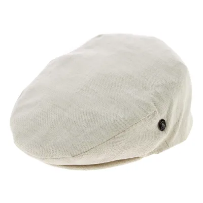 Kid's Flat Cap Borély Linen Beige - City Sport Reference: 4839 | Chapellerie Traclet