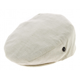 Kid's Flat Cap Borély Linen Beige - City Sport